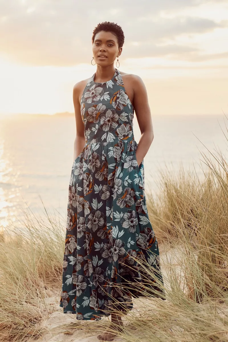 Floaty top petite dress