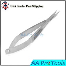 4.5 inch Curved Tweezer Scissors - Sharp, Detail, Eyebrow