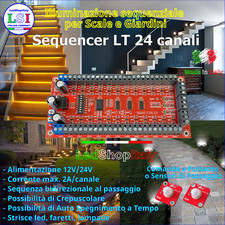 Luci Sequenziali Gradini Scale Strisce LED Faretti Segnapasso Prodotto ITALIANO