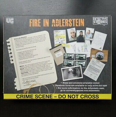  Murder Mystery Party Case Files: Fire in Adlerstein