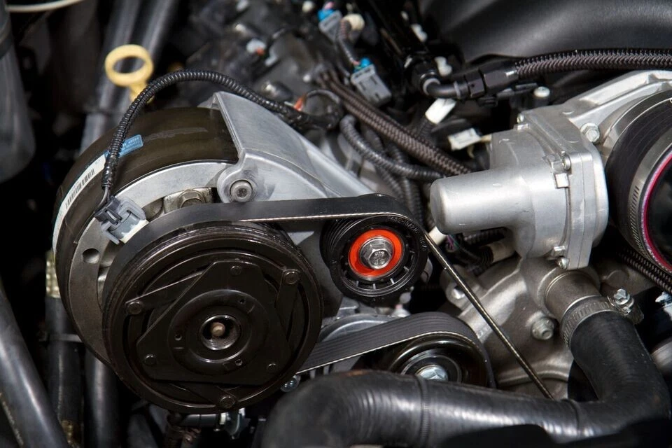 Holley LS/LT High-Mount A/C Accessory Passenger Bracket Kit work w/R4 Compressor - Image 2 of 4