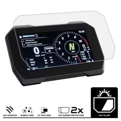 DUCATI MULTISTRADA V4S (2021-) Dashboard Screen Protector 2 x Anti Glare