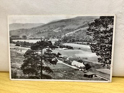 Glen Lochay, Killin, Schottland verschickt 1937 Valentine & Sons Ltd Postkarte Nr. A2964R
