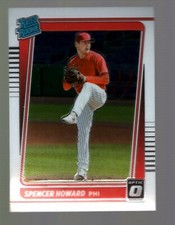 2021 Donruss Optic Rated Rookie #67 Spencer Howard - Philadelphia Phillies