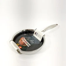 La Sera 8" Stainless Steel Frying Pan Skillet - Induction Safe New