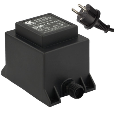 12V Trafo, 60VA/60W, AC/AC IP44 5000mA kez0113