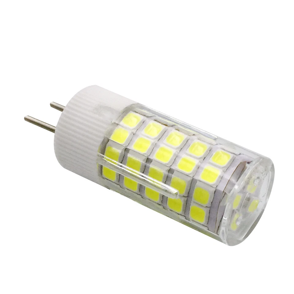Bombilla LED GY6.35 Bi-Pin 64-2835 AC/DC 12V Luz 5W Lámpara Cerámica 5 un. Foto 4 de 4