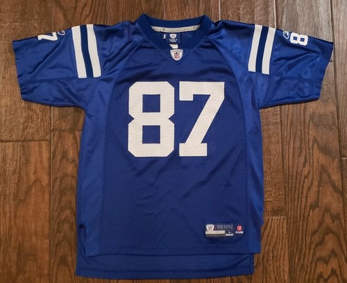 Vintage Indianapolis Colts REGGIE WAYNE jersey youth L NFL on field - Picture 2 of 9