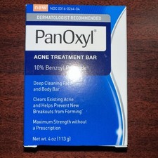 Acne Treatment Bar, 10 Benzoyl Peroxide, 4 oz 113 g 