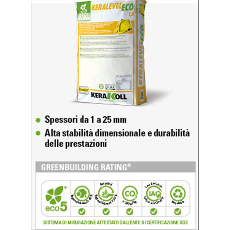 LIVELLANTE KERAKOLL KERALEVEL ECO LR 25 KG