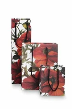 Boston International 6 Count Caskata Studio Gift Bags, Medium, Red Papaver