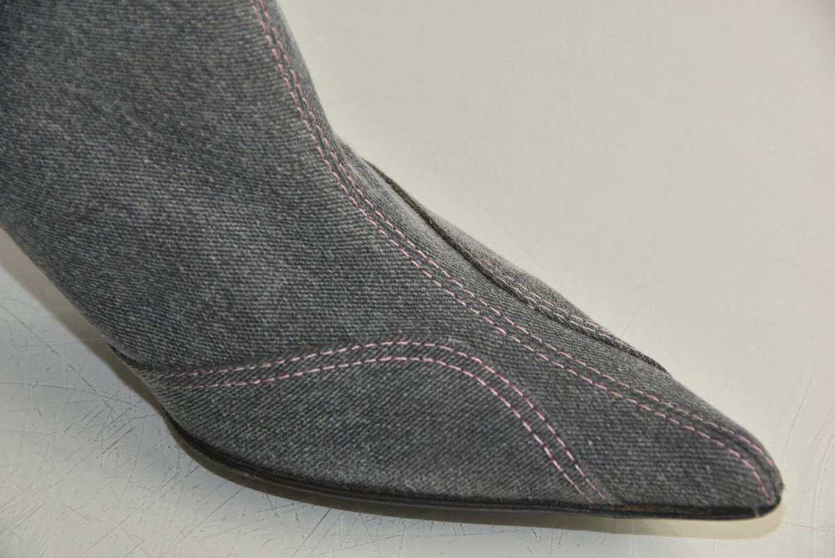 dior boots grey