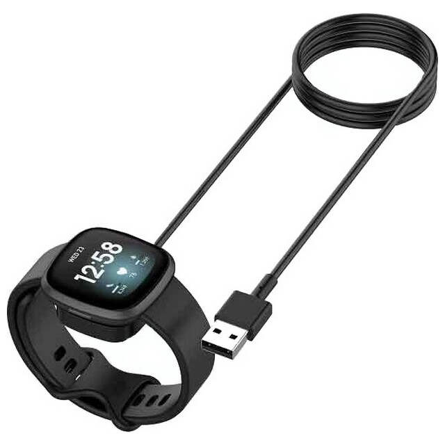TACTICAL CARICABATTERIE ORIGINALE USB CARICATORE PER FITBIT SENSE