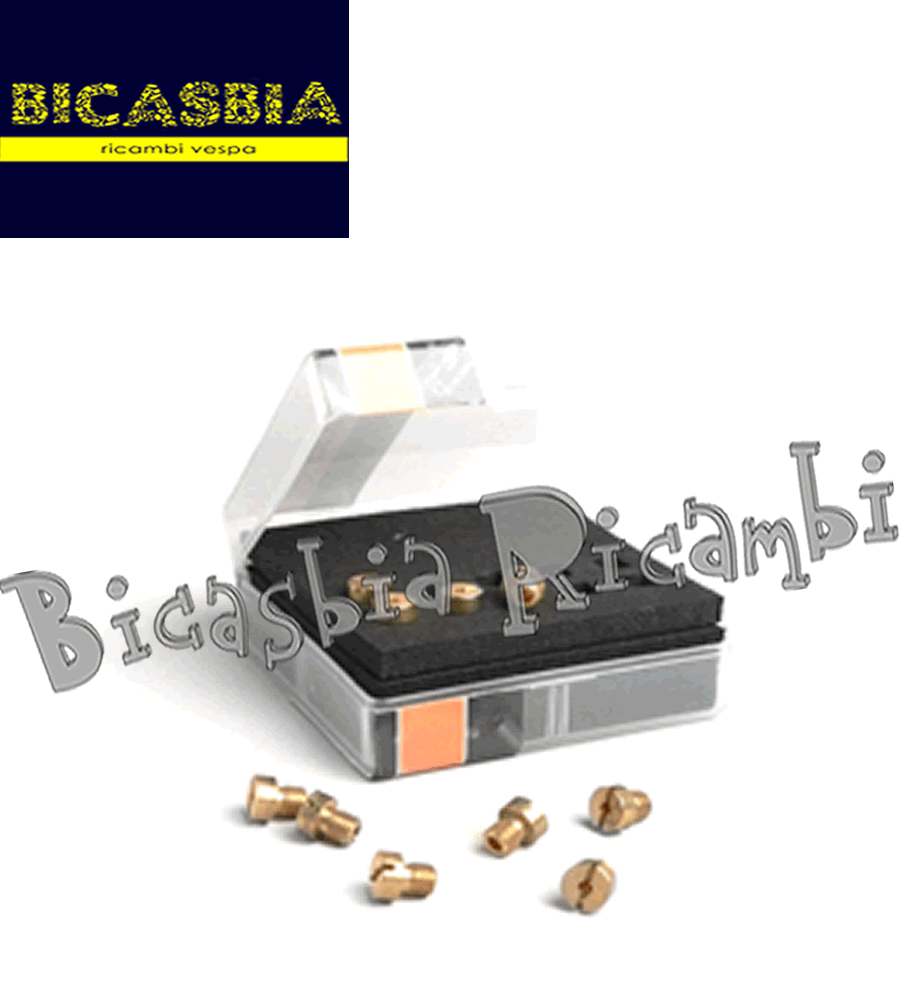 11089 - Kit 10 Carburetor Jet BGM Pro from 75 to 98 Ape 50