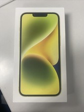 Original BOX for Apple iPhone 14 Yellow with Sticker Manual