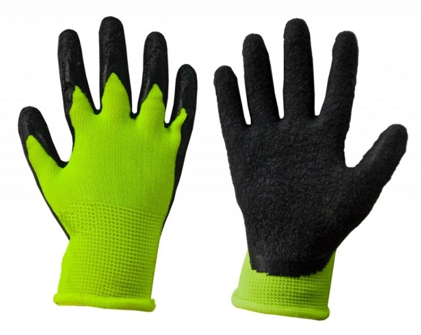 Guanti da giardino bambini taglia 4 verde nero guanti per bambini guanti bambino RWLE4