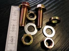 8pc Special Screw Set Seat Belt Fine Thread 7/16UNF 8.8 L45mm Total