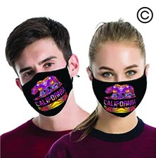 CALI BEAR couples matching face masks -face mask 2 pcs