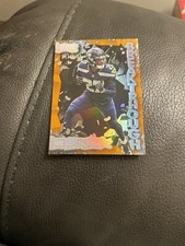 2023 Score Football Tariq Woolen #/10 Breakthrough First Down Orange Holo SSP