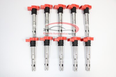 OEM Eldor Ignition Coils 10 x 06E905115G For Audi R8 5.2L 2009-2010