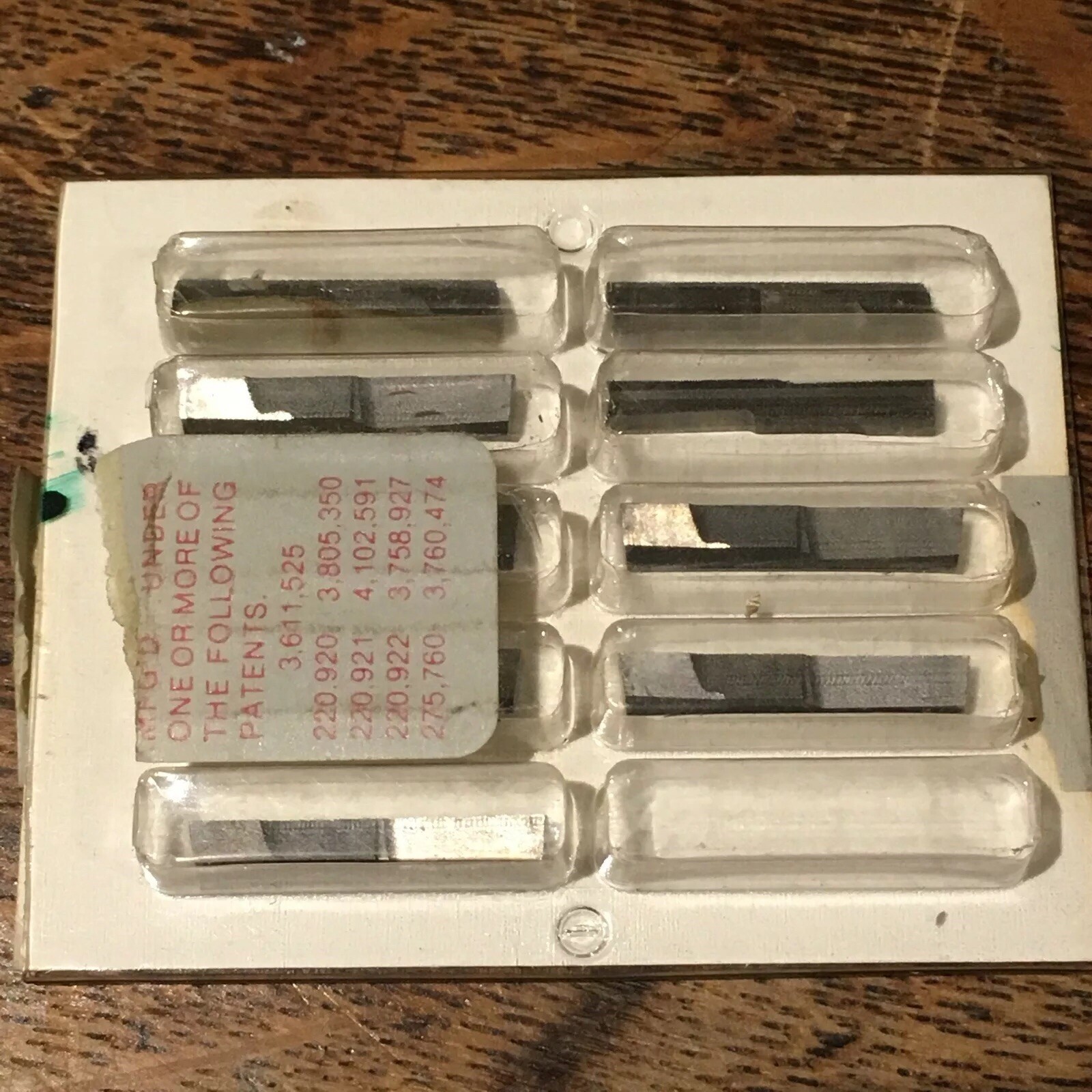 (9x) Manchester Tooling 508219 Grade C5 Dogbone Bits Cutoff Carbide