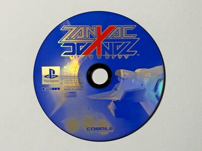 Zanac x Zanac Sony Playstation PS1 PSone Jap NTSC