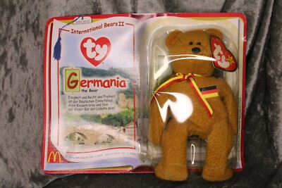 Germania the Bear TY McDonald's Beanie Babies 2000 RARE New in Box