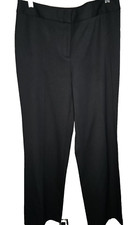 LIZ CLAIBORNE AUDRA BLACK DRESS PANTS SIZE 10R INSEAM 32.5 INCHES