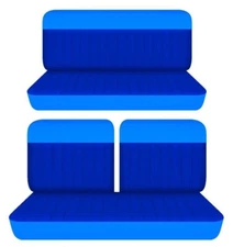 Fits 1954 Ford Customline 2door coupe Front 50-50 top and Rear seat covers