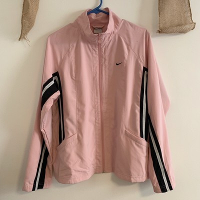 nike tracksuit pink stripe