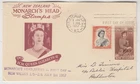 NEW ZEALAND 1957 QEII Monarch's head new values 1/9, 2/6 official illustrated FD
