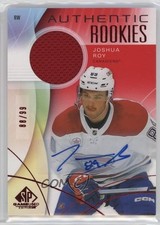 2024-25 SP Game Used Authentic Rookies Red Jersey 88/99 Joshua Roy #248 Auto 5hw