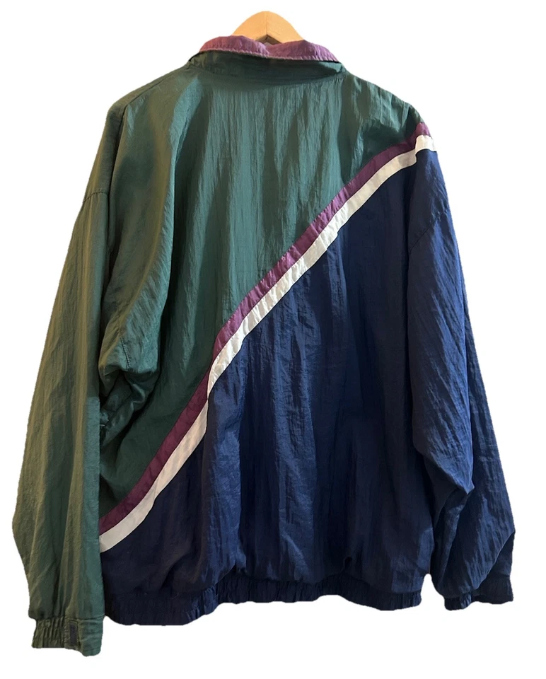 Juego de Pista Christian Dior Monsieur Años 90 De Colección, Mediano, Cremallera Completa Retro Bloque de Color Foto 4 de 4