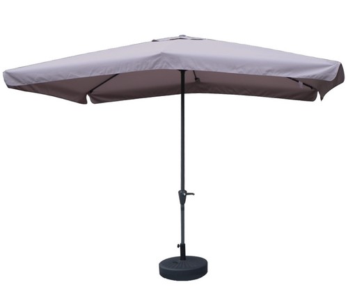 MAURY'S OMBRELLONE DA GIARDINO RETTANGOLARE 3 X 2 MT IN COLORE GRIGIO - Foto 1 di 1