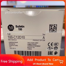ALLEN BRADLEY. 100-C12D10 CONTACTOR 110/120V50/60HZ US Free Tax