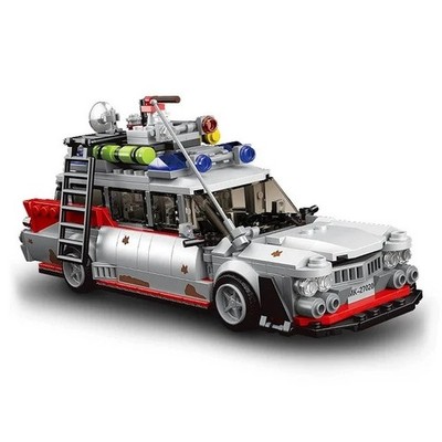 MOC Mini Ghost Movie Auto Modellbausteine Zum Selbermachen Montage Spielzeug für Kinder