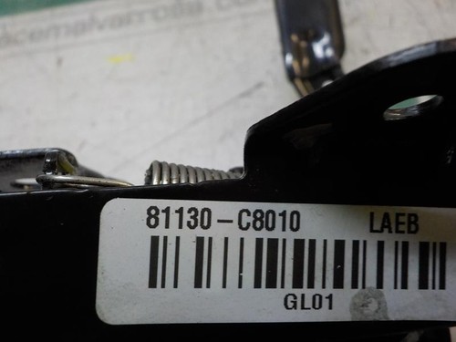 81130C8010 MOTORHAUBENSCHLOSS VORNE / 81130C8010 / 16325762 FÜR HYUNDAI I20 KLAS - Zdjęcie 3 z 7