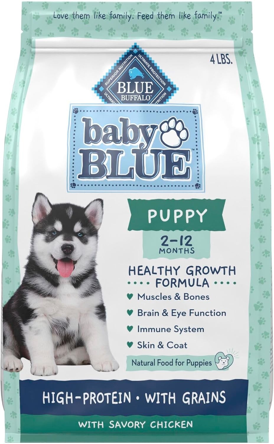 Puppy dry dog food healthy growth formula