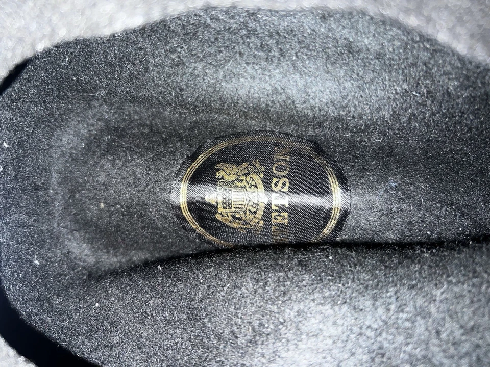 Vintage Stetson Rancher Cowboy Cowgirl Hat Black Fabric Band One Size See Pics - Image 4 of 4