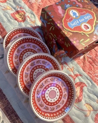 PIP STUDIO Tea Tips Set of 4.      *NEW In Collectors box
