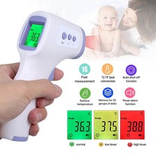 Infrared Non-Contact Digital Forehead Body IR Thermometer termometro Baby Adult