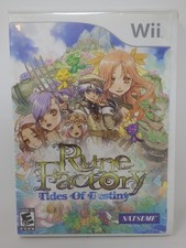 Rune Factory Tides of Destiny Nintendo Wii Wii U 2011 Complete CIB Test Natsume