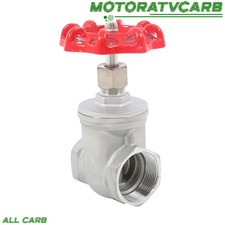 ALL-CARB DN40 Stainless Steel Gate Valve 1-1/2" NPT Female Rotary Sluice Valve