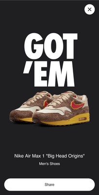 NIKE x .SWOOSH ☆ Air Max 1 Low Poly ‘Big Head Origins’ Nike's .SWOOSH Nike Air Max 1 Low Poly “Big Head Origins