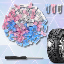 100PCS Screw Tire Plugs Kits with Screwdriver 3 Sizes Screw in Tires Plugs