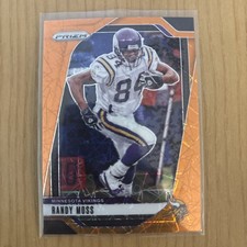 2024 Panini Prizm - Randy Moss #192 Orange Lazer Prizm Vikings