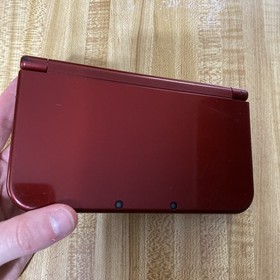 nintendo, new nintendo 3ds xl, metallic red, w/ charger, tested Top IPS