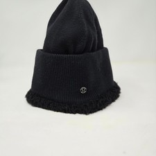 Maria Lammi Handmade 100% Merino Wool Headbands Size Large NWT 100% Merino Wool Black Beanie Hats for Women for sale | eBay main image 3