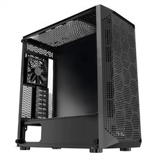 PC Gaming Case, Mid-Tower, Computer Case with High-Airflow Tempered Glass