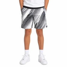 DSG Boys Agility Short Print Pure White AI Athletic Shorts Size L 14-16